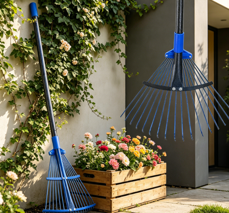 Retractable Heavy-Duty Lightweight Leaf Rake - Image 2